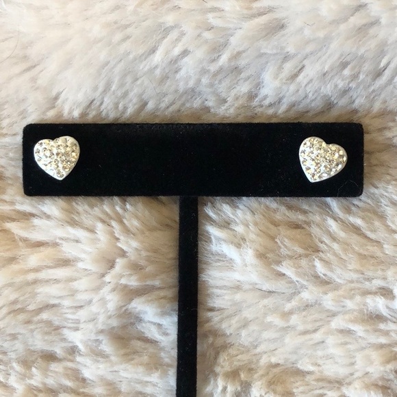 NWT Platinum Dipped Crystal Earrings - Picture 8 of 8